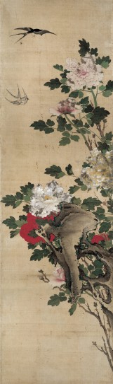 四季花鸟图屏之一 | 清代/陈枚