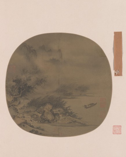风雨归舟图页 | 宋代/佚名