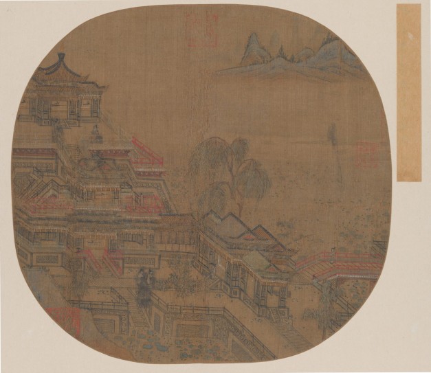 江山殿阁图页 | 宋代/佚名