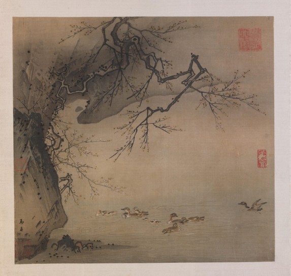 梅石溪凫图页 | 宋代/马远