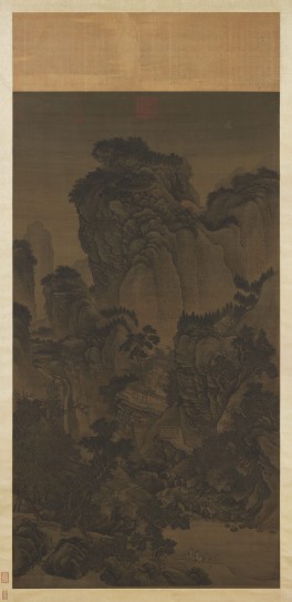 摹范宽庐山图轴 | 宋代/江参
