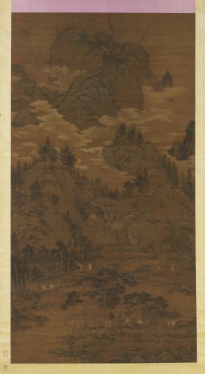 溪山清夏图轴 | 元代/盛懋
