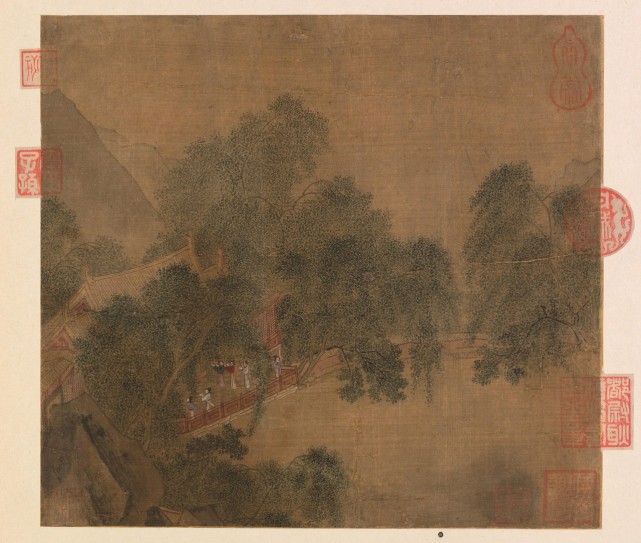杨柳溪堂图页 | 宋代/佚名