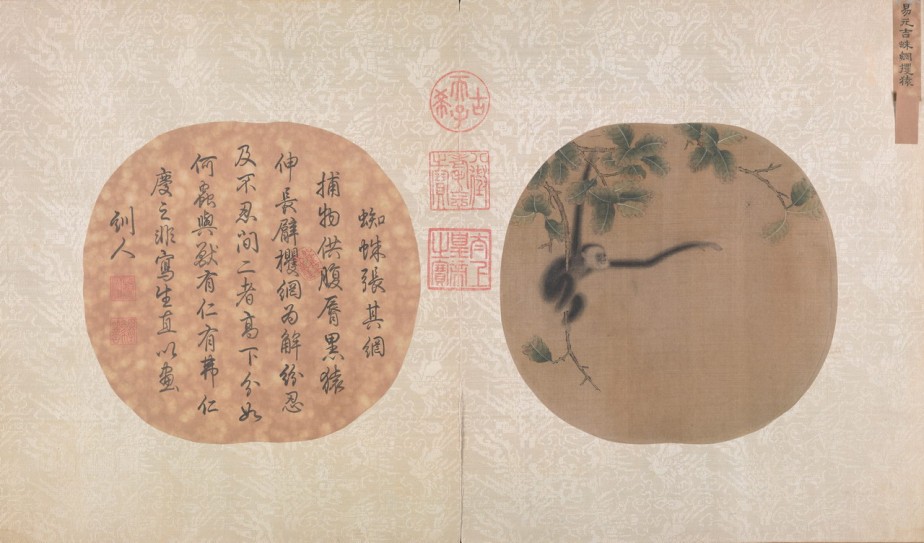 蛛网攫猿图页 | 宋代/佚名