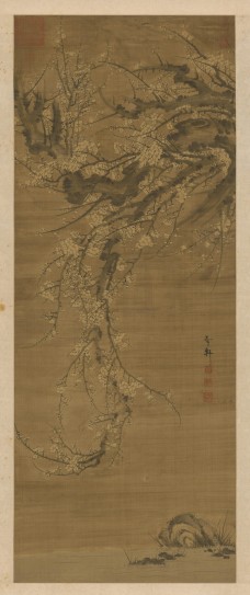 梅花图轴 | 明代/孙启