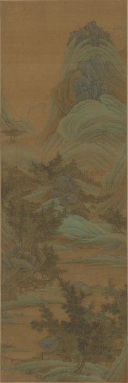 青绿山水图轴 | 清代/谢荪