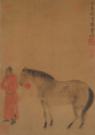 人马图轴 | 元代/任贤佐
