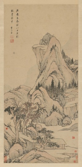 山水图轴 | 明代/李永昌