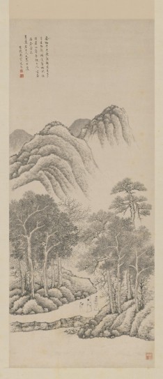 山水图轴 | 清代/文点