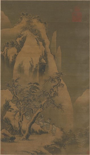 踏雪寻梅图轴 | 明代/王谔