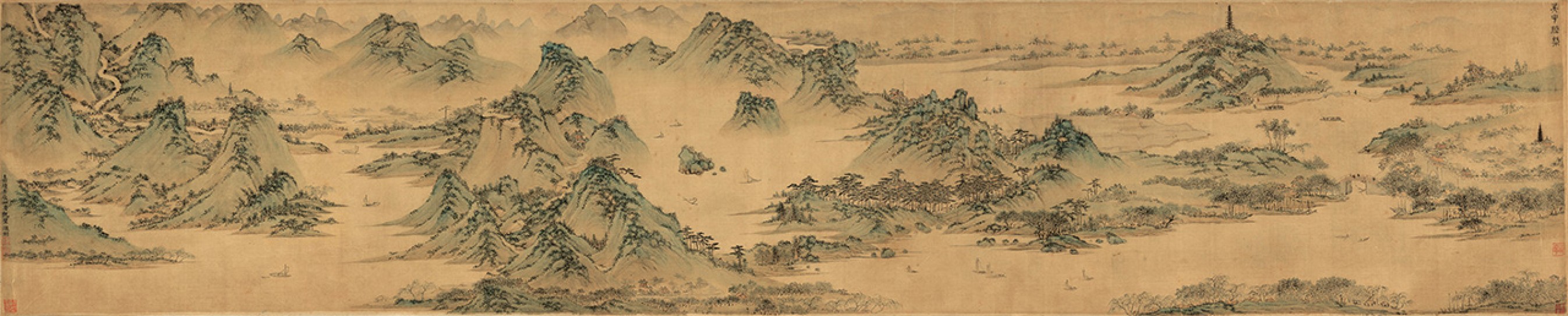 吴中胜概图卷 | 明代/文徵明