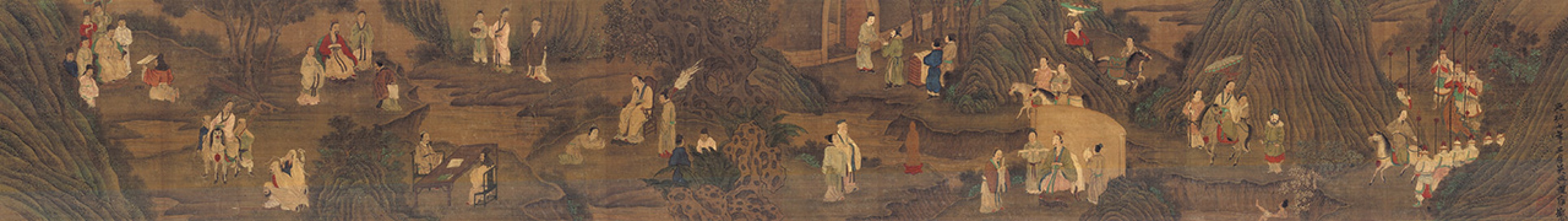 先贤图卷 | 元代/赵雍