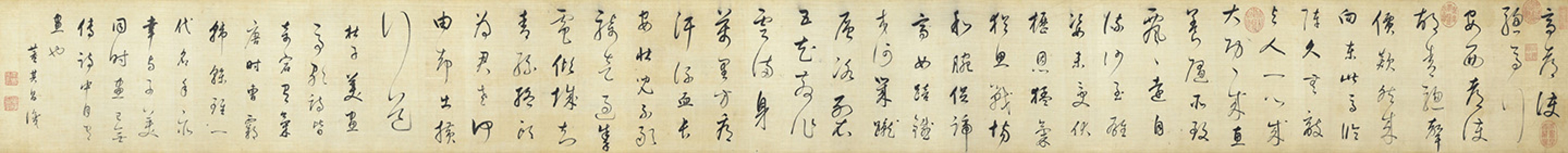 高都护骢马行卷 | 明代/董其昌