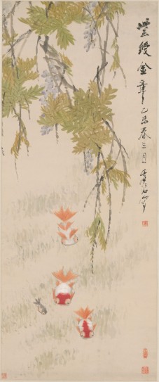 紫绶金章图轴 | 清代/虚谷
