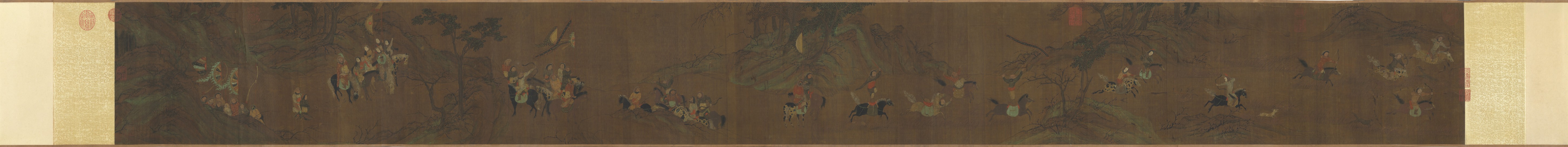 猎骑图卷 | 元代/佚名