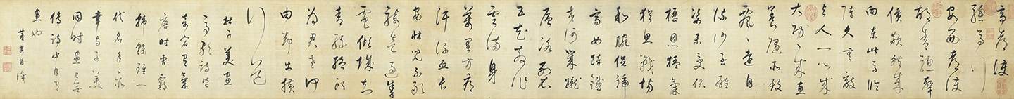 高都护骢马行卷 | 明代/董其昌